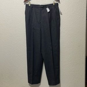 Talbots Women's Gray Lined Wool Pants.  NWT. Size 14P.

Bin 6.